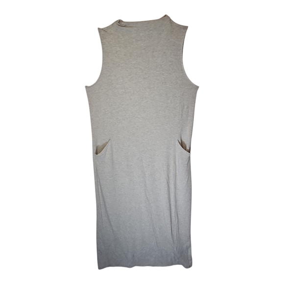 J. Jill Dresses & Skirts - Pure Jill J. Jill Luxe Tencel Beige Sleeveless French Terry Maxi Dress Tall XL